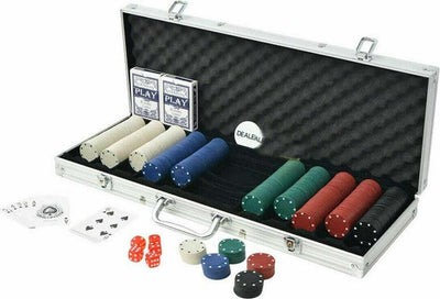Set Poker 500 Fiches Chips 2 Mazzi Carte Gettone Deal Kit Texas Holdem Giocattoli e infanzia > Giocattoli e Modellismo > Giochi da Tavolo Trade Shop italia - Napoli, Commerciovirtuoso.it