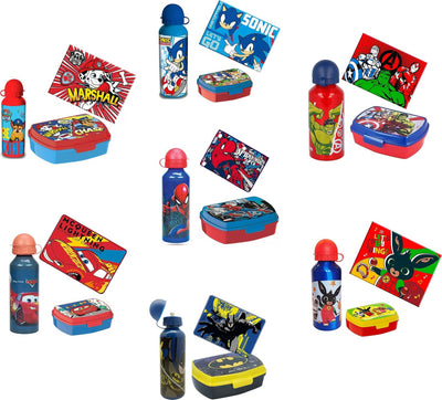 Set porta merenda con borraccia e tovaglietta ripiegabile vari personaggi Casa e cucina/Tessili per la casa/Tessili da cucina/Tovagliette Store Kitty Fashion - Roma, Commerciovirtuoso.it