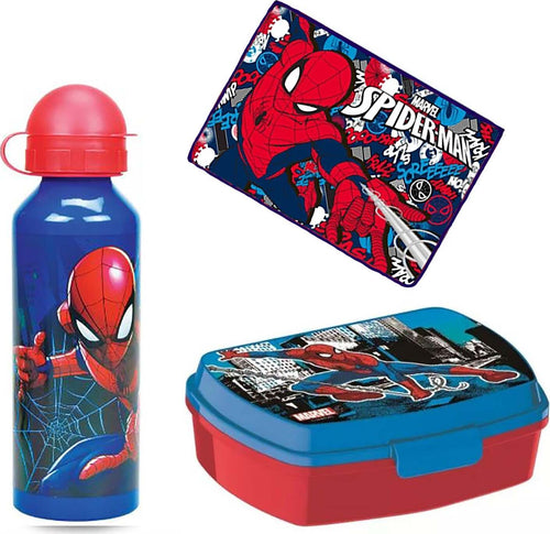 Set porta merenda con borraccia e tovaglietta ripiegabile vari personaggi Casa e cucina/Tessili per la casa/Tessili da cucina/Tovagliette Store Kitty Fashion - Roma, Commerciovirtuoso.it