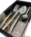 Set Posate 24 Pezzi Bavaria Ottingher In Acciaio BC3023 Silver martello manico Casa e cucina/Stoviglie/Posate/Set di posate/Set di posate miste Led Mall Home - Napoli, Commerciovirtuoso.it