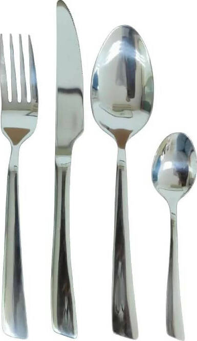 Set Posate 24x Silver In Acciaio Inox By Bavaria Ottingher 6 Cucchiai 6 Forchette 6 Cucchiaini 6 Coltelli Casa e cucina/Stoviglie/Posate/Set di posate/Set di posate miste Puleo Casa - Palermo, Commerciovirtuoso.it