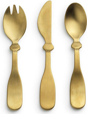 Set Posate Elodie Details Matt Gold Prima infanzia/Allattamento e pappa/Stoviglie/Posate/Set di posate La Casa Del Bebè - Napoli, Commerciovirtuoso.it