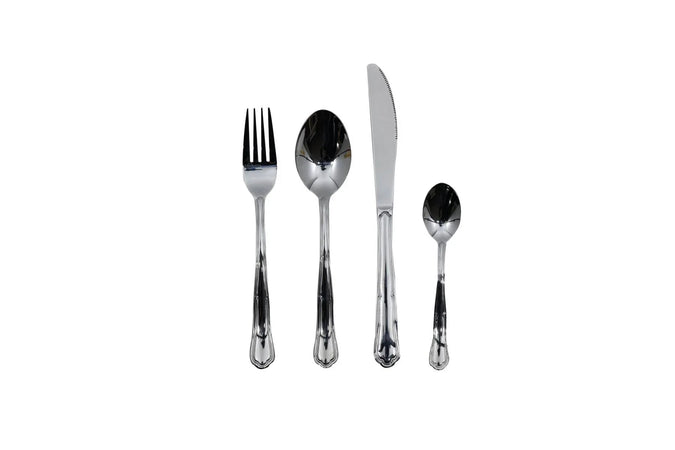 Set Posate Preziosa Ps10001Argento Acciaio