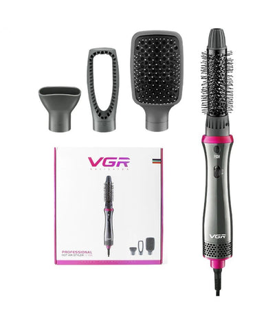 Set Professionale Per Styler Ad Aria Calda Piastra Asciugacapelli 4in1 Vgr V-408