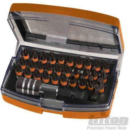 Set punte ad impatto per cacciavite e per avvitatori elettrici triton 32 pezzi