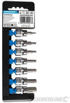 Set punte chiavi inserti 3/8 esagonali 3-10 mm per cacciavite Silverline