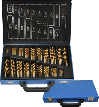 SET PUNTE TRAPANO 170PZ PEZZI TITANIO HSS VALIGETTA METALLO 1 10 MM FERRO LEGNO Fai da te/Utensili elettrici e a mano/Accessori per utensili elettrici/Set punte per trapani Trade Shop italia - Napoli, Commerciovirtuoso.it