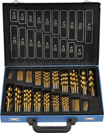 SET PUNTE TRAPANO 170PZ PEZZI TITANIO HSS VALIGETTA METALLO 1 10 MM FERRO LEGNO Fai da te/Utensili elettrici e a mano/Accessori per utensili elettrici/Set punte per trapani Trade Shop italia - Napoli, Commerciovirtuoso.it