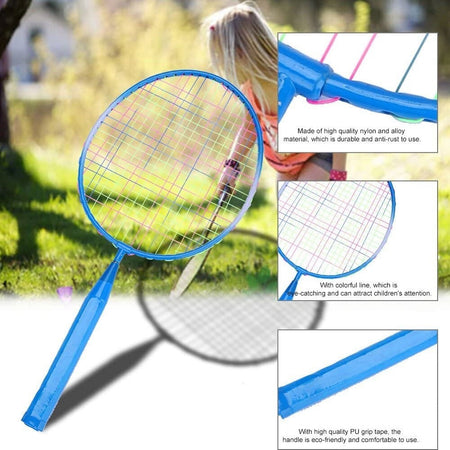 Set Racchetta Badminton Palla Leghe Nylon Per Bambini Giocattoli All'aperto Blu Sport e Tempo Libero > Tennis e Ping Pong > Sport Trade Shop italia - Napoli, Commerciovirtuoso.it