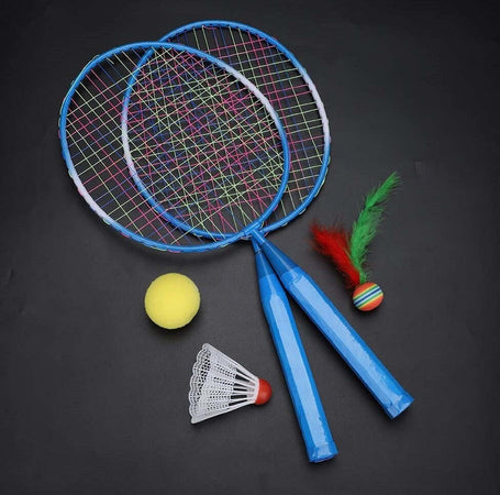 Set Racchetta Badminton Palla Leghe Nylon Per Bambini Giocattoli All'aperto Blu Sport e Tempo Libero > Tennis e Ping Pong > Sport Trade Shop italia - Napoli, Commerciovirtuoso.it