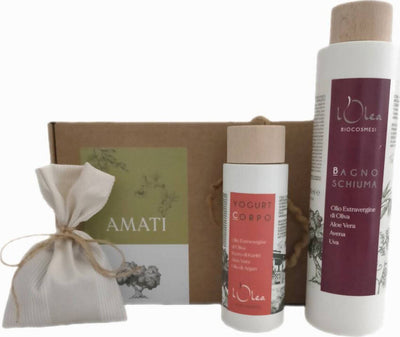 Set Regalo Corpo Bagnoschiuma Biologico 500ml Idratante Lenitivo Con Avena + Crema Yogurt Corpo 100% BIO Bellezza/Cura della pelle/Set regalo L’Olea Biocosmesi - Castelbottaccio, Commerciovirtuoso.it