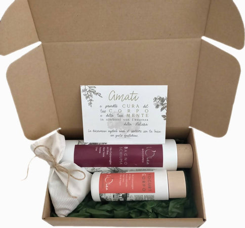 Set Regalo Corpo Bagnoschiuma Biologico 500ml Idratante Lenitivo Con Avena + Crema Yogurt Corpo 100% BIO Bellezza/Cura della pelle/Set regalo L’Olea Biocosmesi - Castelbottaccio, Commerciovirtuoso.it