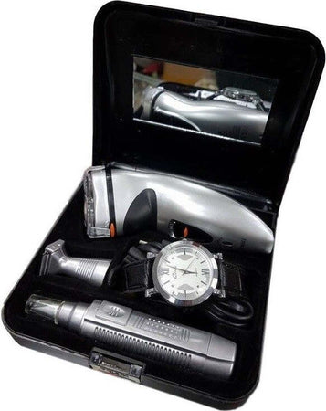 Set Regalo Uomo Orologio Rasoio Barba Rasoio Peli Naso Cofanetto Elegante Moda/Uomo/Orologi/Orologi da polso Trade Shop italia - Napoli, Commerciovirtuoso.it