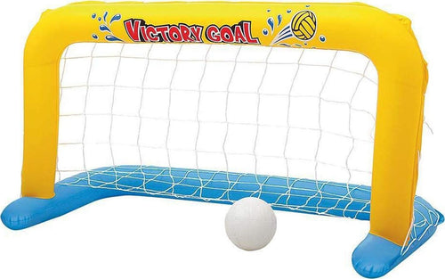 Set rete pallanuoto con palla gonfiabile per piscina 137 x 66 cm piscine giochi
