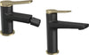 Set Rubinetteria Lavabo e Bidet Colore Nero Opaco e Bronze Fai da te/Attrezzature per cucine e bagni/Attrezzature per bagni/Rubinetti per lavandini bagno Shopbagno.it - Roma, Commerciovirtuoso.it
