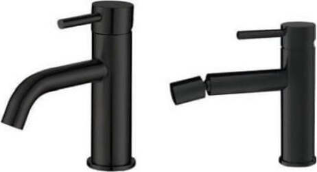 Set Rubinetteria Lavabo e Bidet Colore Nero Opaco Fai da te/Attrezzature per cucine e bagni/Attrezzature per bagni/Rubinetti per lavandini bagno Shopbagno.it - Roma, Commerciovirtuoso.it