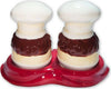 Set Sale E Pepe In Ceramica Con Vassoio Cuochi Ceramica Colorata Idea Regalo Saliera Coordinata Chef Casa e cucina/Organizzazione interni/Contenitori e barattoli da cucina/Dosatori e contenitori/Set sale e pepe Ideart - Valdilana, Commerciovirtuoso.it