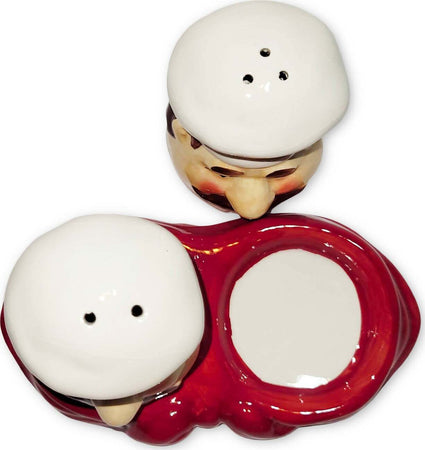 Set Sale E Pepe In Ceramica Con Vassoio Cuochi Ceramica Colorata Idea Regalo Saliera Coordinata Chef Casa e cucina/Organizzazione interni/Contenitori e barattoli da cucina/Dosatori e contenitori/Set sale e pepe Ideart - Valdilana, Commerciovirtuoso.it