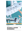 Set Saliscendi Bagno Colonna Doccia Rubinetto Soffione Doccetta Bidet Bianco 87345