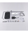 Set Saliscendi Bagno Colonna Doccia Rubinetto Soffione Doccetta Bidet Cromato 87343