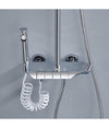 Set Saliscendi Bagno Colonna Doccia Rubinetto Soffione Doccetta Bidet Cromato 87343