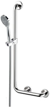 Set saliscendi doccia con maniglione, completo