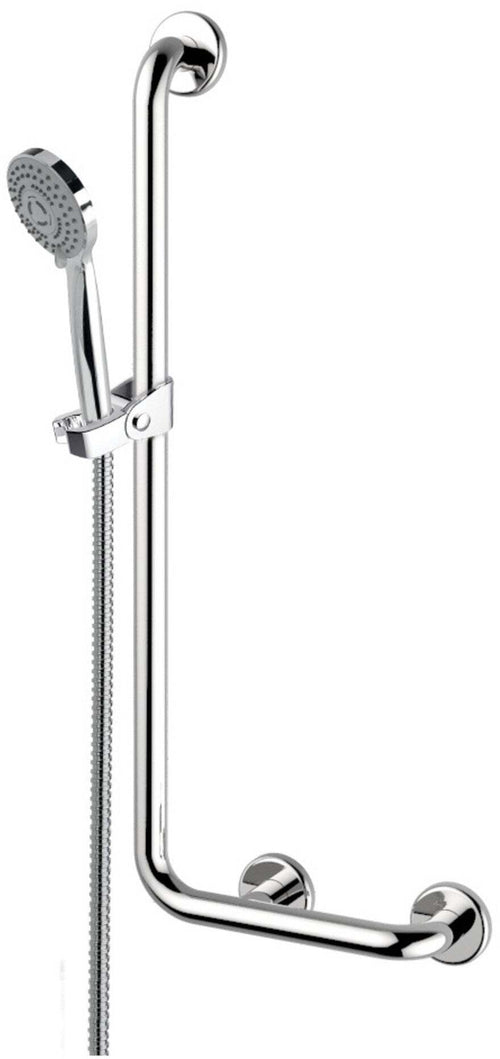 Set saliscendi doccia con maniglione, completo