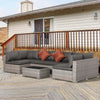 Set-Salotto-da-Esterni-4-Pezzi-con-3-Divani-e-1-Tavolino-da-Caffè,-in-Rattan-PE,-Cuscini-Inclusi-860-221