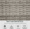 Set-Salotto-da-Esterni-4-Pezzi-con-3-Divani-e-1-Tavolino-da-Caffè,-in-Rattan-PE,-Cuscini-Inclusi-860-221