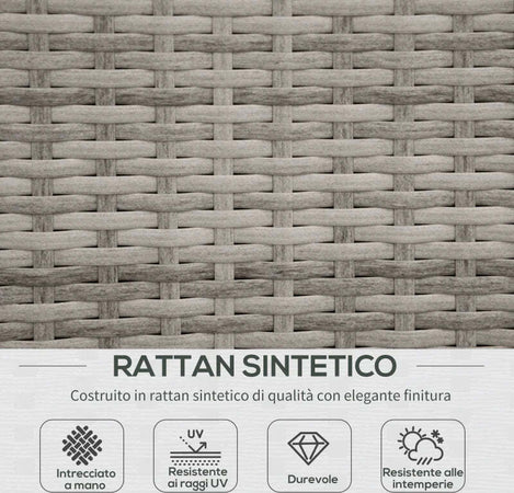 Set-Salotto-da-Esterni-4-Pezzi-con-3-Divani-e-1-Tavolino-da-Caffè,-in-Rattan-PE,-Cuscini-Inclusi-860-221