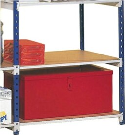 Set scaffali - 5 ripiani - truciolato - 100x35 cm - Paperflow Fai da te/Organizzazione casa e magazzini/Scaffalature Eurocartuccia - Pavullo, Commerciovirtuoso.it