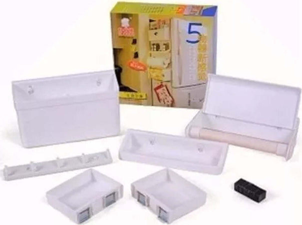 Set Scaffali A Combinazione Magnetica 5in1 Magnete Frigorifero Multifunzionale Casa, arredamento e bricolage > Cucina > Accessori cucina Trade Shop italia - Napoli, Commerciovirtuoso.it