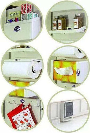 Set Scaffali A Combinazione Magnetica 5in1 Magnete Frigorifero Multifunzionale Casa, arredamento e bricolage > Cucina > Accessori cucina Trade Shop italia - Napoli, Commerciovirtuoso.it
