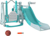 Set-Scivolo-per-Bambini-18-48-Mesi-con-Altalena,-Macchinina-e-Canestro,-201x151x87.5cm,-Azzurro-GH6331-041V00LBGH6