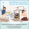 Set-Scivolo-per-Bambini-18-48-Mesi-con-Altalena,-Macchinina-e-Canestro,-201x151x87.5cm,-Bianco-BV5331-041V00WTBV5