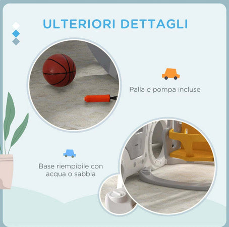 Set-Scivolo-per-Bambini-18-48-Mesi-con-Altalena,-Macchinina-e-Canestro,-201x151x87.5cm,-Bianco-BV5331-041V00WTBV5