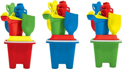 Set Secchiello A Castello Accessori Mare Bambini Spiaggia Estate Col Ass 000122 Giochi e giocattoli/Sport e giochi all'aperto/Sabbiere e giocattoli da spiaggia/Giocattoli per sabbia e spiaggia Trade Shop italia - Napoli, Commerciovirtuoso.it