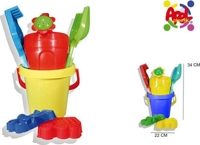 Set Secchiello Con Accessori Palette Giochi Estate Mare Spiaggia Marine 112950a Giochi e giocattoli/Sport e giochi all'aperto/Sabbiere e giocattoli da spiaggia/Giocattoli per sabbia e spiaggia Trade Shop italia - Napoli, Commerciovirtuoso.it