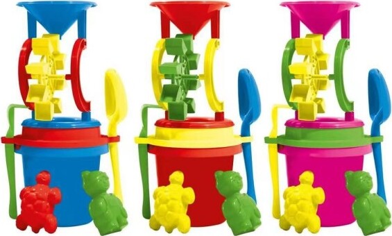Set-Secchiello-Mare-Mulino-Piccolo-Accessori-Formine-Paletta-Colori-Ass-000108a