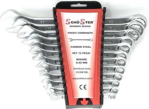 Set-Serie-12-Chiavi-Combinate-Fisse-Stella-Kit-Chiave-Misure-Da-6-A-24-Mm-Tools