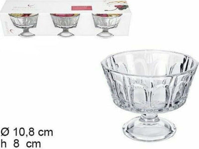 Set Servizio 3 Pezzi Coppe Bicchieri In Vetro Praga Per Gelato Frutta Casa, arredamento e bricolage > Cucina > Tazze e Bicchieri Trade Shop italia - Napoli, Commerciovirtuoso.it