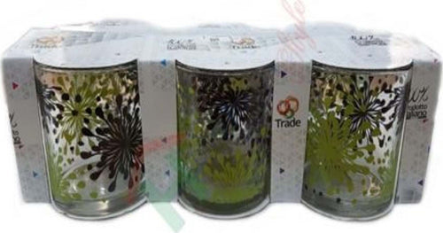Set Servizio 6 Pezzi Bicchieri Vetro Decorati Schizzi Colorati Casa e cucina/Stoviglie/Bicchieri e cristalli/Tumbler Trade Shop italia - Napoli, Commerciovirtuoso.it