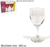 Set Servizio Da 6 Calici Bicchieri In Vetro Da 340cc Per Vino Acqua Economici Casa e cucina/Stoviglie/Bicchieri e cristalli/Calici da vino Trade Shop italia - Napoli, Commerciovirtuoso.it