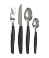 Set Servizio Di Posate 24pezzi Per 6 Persone In Acciaio Inossidabile Colore Nero