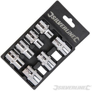Set Silverline chiavi a bussola 1/2" 7 pezzi 3/8" - 3/4" acciaio Prezzo