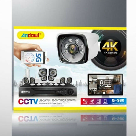 Set Sistema Di Registrazione Sicurezza Cctv Hd Q-s80 Con 8 Canali Telecamere 4k Fai da te/Sicurezza e protezione/Sistemi di sicurezza domestica/Kit video per la sicurezza domestica/Sistemi di trasmissione per videosorveglianza Trade Shop italia - Napoli, Commerciovirtuoso.it