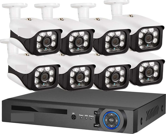 Set Sistema Di Registrazione Sicurezza Cctv Hd Q-s80 Con 8 Canali Telecamere 4k Fai da te/Sicurezza e protezione/Sistemi di sicurezza domestica/Kit video per la sicurezza domestica/Sistemi di trasmissione per videosorveglianza Trade Shop italia - Napoli, Commerciovirtuoso.it