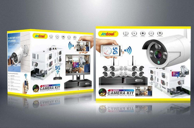 Set Sistema Di Registrazione Sorveglianza Cctv Integrato 8 Telecamere 4k Q-s8pro Fai da te/Sicurezza e protezione/Sistemi di sicurezza domestica/Kit video per la sicurezza domestica/Sistemi di trasmissione per videosorveglianza Trade Shop italia - Napoli, Commerciovirtuoso.it