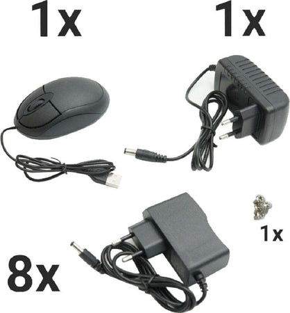 Set Sistema Di Registrazione Sorveglianza Cctv Integrato 8 Telecamere 4k Q-s8pro Fai da te/Sicurezza e protezione/Sistemi di sicurezza domestica/Kit video per la sicurezza domestica/Sistemi di trasmissione per videosorveglianza Trade Shop italia - Napoli, Commerciovirtuoso.it