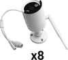Set Sistema Di Registrazione Sorveglianza Cctv Integrato 8 Telecamere 4k Q-s8pro Fai da te/Sicurezza e protezione/Sistemi di sicurezza domestica/Kit video per la sicurezza domestica/Sistemi di trasmissione per videosorveglianza Trade Shop italia - Napoli, Commerciovirtuoso.it